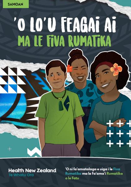 Image of booklet cover - My rheumatic fever  and rheumatic heart disease journey (Samoan)