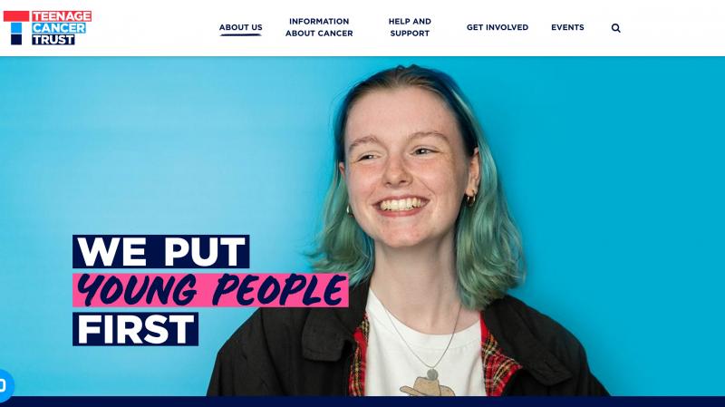 Teen cancer trust website